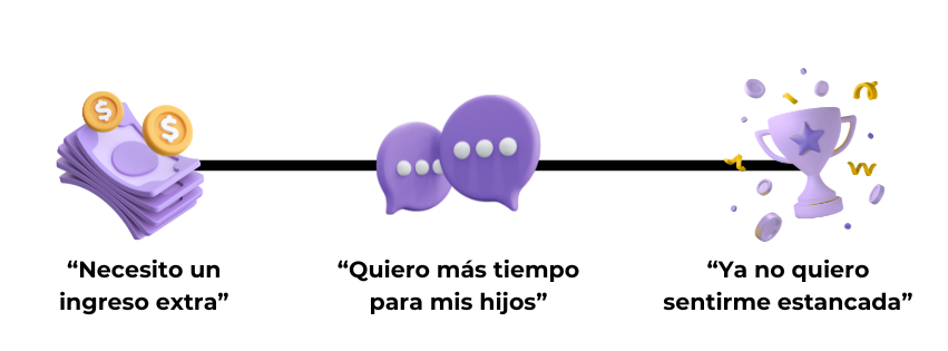 “Ya no quiero sentirme estancada”